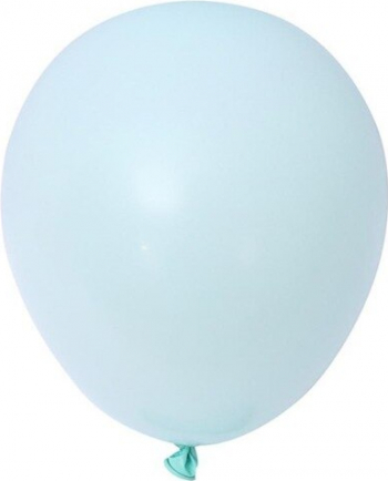 Set 10 baloane latex pastel macaron albastru 28 cm 