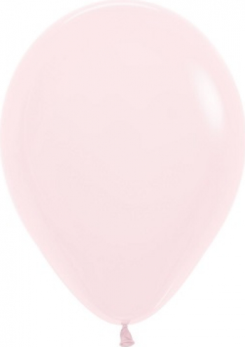 Set 10 baloane latex pastel macaron roz deschis 28 cm 