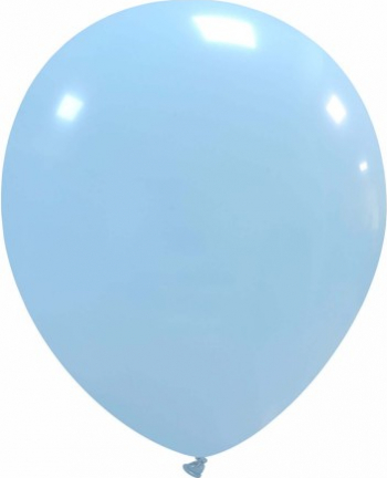 Set 25 baloane latex baby blue 26 cm 