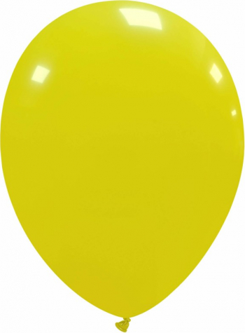 Set 30 baloane latex galben deschis 13 cm 