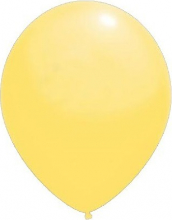 Set baloane latex 30 cm galbene deschis 50 buc 