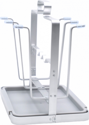 Suport cu tava pentru 6 cesti metal 29 cm 