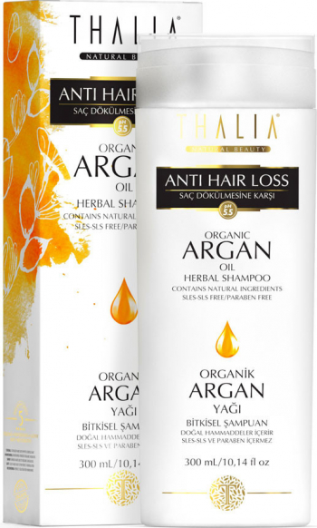 Sampon anticadere Thalia Natural Beauty cu ulei organic de argan Phitocomplex AHL 300ml