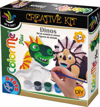 COLOR ME DINO-SET DE MODELAT SI PICTAT 