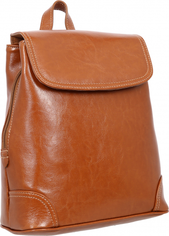 Rucsac de dama din piele moale tabac MAGAZINULDEGENTI model 97 