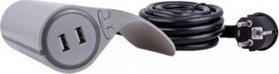 Priza electrica Sofa Box 1x Schuko si 2x USB 