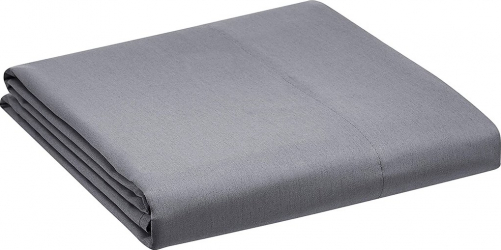 Cearsaf de pat 180/240cm Satinat bumbac 100 Gri 