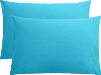 Set 2 huse perna 40/40cm Satinat bumbac 100 Blue 