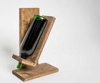 Suport pentru sticle vin Mervent 25x33x13 cm palisandru 