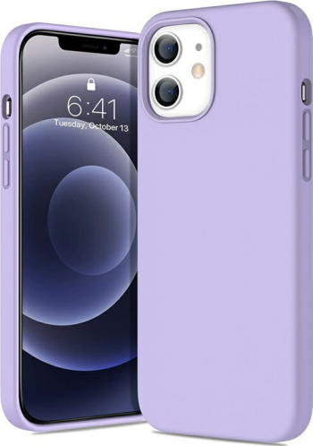 Husa de protectie din silicon soft pentru iPhone 12 Mini carcasa spate bumper Mov 