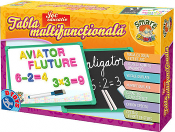 TABLA MULTIFUNCTIONALA CU ALFABET SI NUMERE - JOC EDUCATIV 