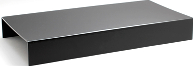 Suport acrilic RAKI expunere bufet 59x29x8cm negru 