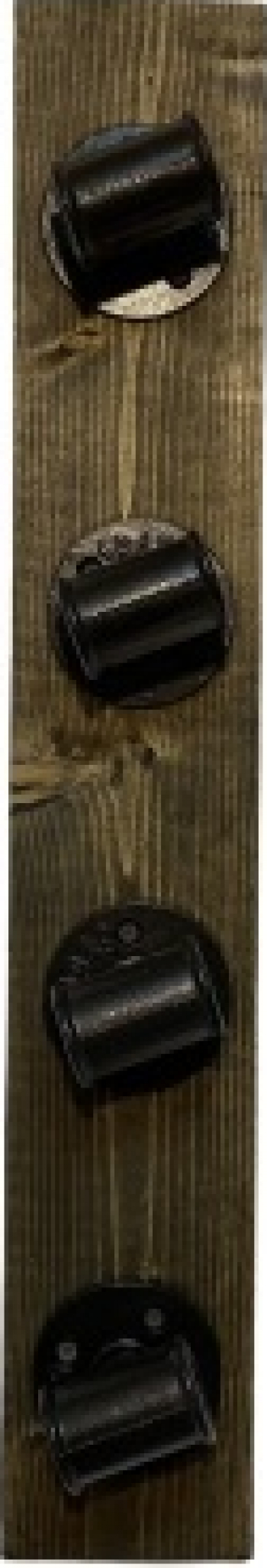 Suport pentru sticle de vin in stil industrial Avalon 11.4x70x9 cm wenge