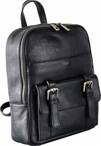 Rucsac dama din piele naturala vacehtta negru FR133 