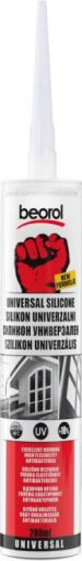 Silicon universal transparent 280 ml BEOROL 