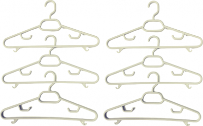 Umerase din plastic vernil set 6 bucati 