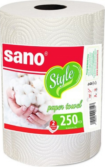 Prosop Hartie Style Sano 250 Foi 2 straturi 1 Rola 
