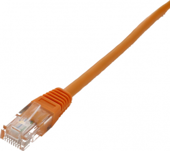 Cablu UTP Well cat5e patch cord 0.25m portocaliu 