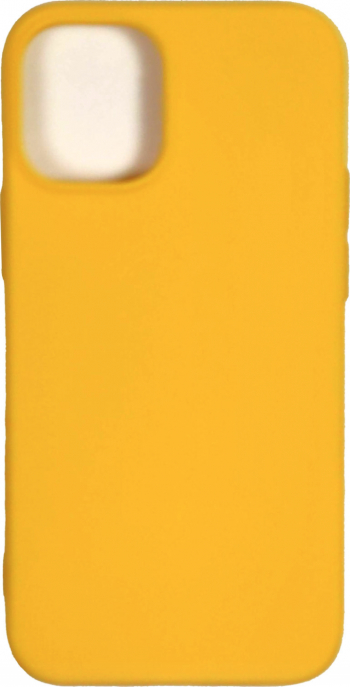 Husa de protectie din silicon soft pentru iPhone 12 Pro Max carcasa spate bumper Galben 