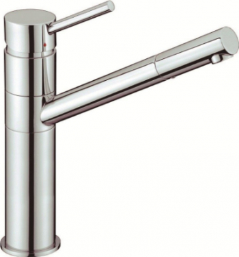 Baterie bucatarie Raulconstruct monocomanda finisaj crom cap rotativ 