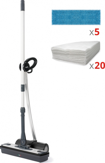 Mop cu abur Polti Moppy 0.7 L Toate suprafetele Negru Argintiu 