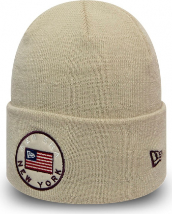 Caciula New Era Flagged Stone Cuff Knit Bej 