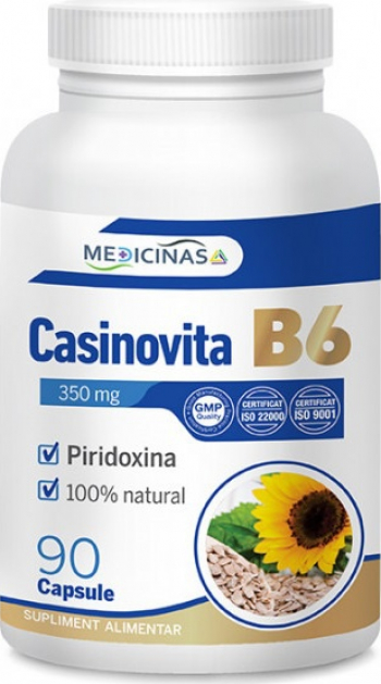 Casinovita B6 - Vitamina B6 piridoxina 90 cps. Medicinas 
