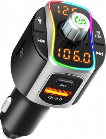 Modulator FM Bluetooth 5.0 Transmitator Quick Charger QC 3.0 PD 3.0 Handsfree Car MP3 Player Micro SD