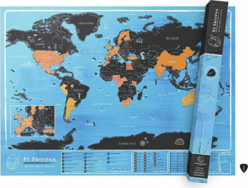 Harta razuibila de perete 59.4cm x 82.5cm Luckies of London - Ed Sheeran 