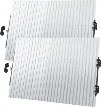 Set 2x Parasolare Auto Retractabile Fata-Spate pentru Parbriz si Luneta Spate cu Ventuze