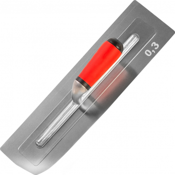 Gletiera Premium Finisaj ProFlex cu lama dubla SuperFLEXIBILA 0.3 mm INOX si Margini Rotunjite 36 x 11 cm