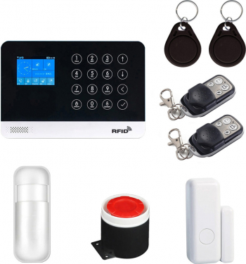Sistem complet de alarma SMART WiFi GSM RFID compatibil Tuya / Smart Life