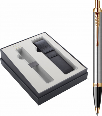 Pix Parker IM Royal Brushed Metal GT Personalizat prin Gravura Laser in Cutie cu Etui Parker Focus Collection 