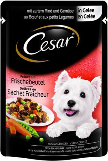 Hrana Umeda Cesar Plic Caini Vita si Legume 100 g 