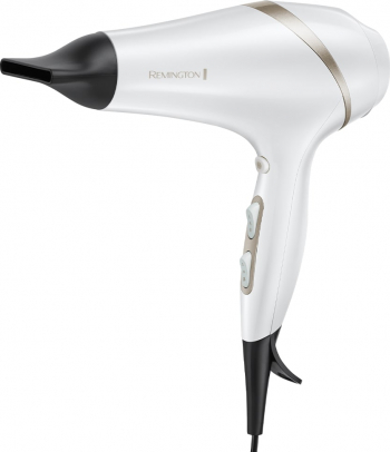 Uscator de par Remington Hydraluxe AC8901 Hydracare 2300W 3 trepte 2 viteze Ionizare Alb Bej 
