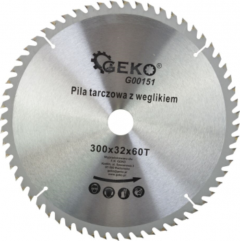 Disc pentru lemn 300x32x60T Geko G00151 