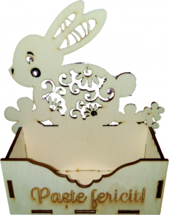 Cutie mica pentru Aranjamente Florale Paste Lemn 15x7 cm 