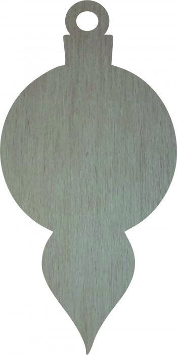 Glob de Craciun Model simplu Lemn 9 cm GL81 