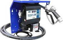 POMPA ELECTRICA LIVRARE MOTORINA 60 lt /min 230V semicutie metalica debitmetru mecanic 3digiti pistol automat 4 mt furtun 