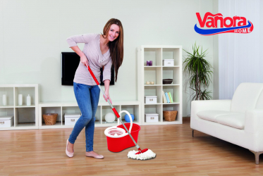 SET CURATENIE PRIMO MOP ROTATIV 360 ROSU 