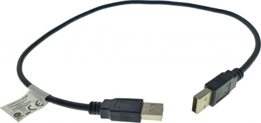 Cablu USB 2.0 tata la USB 2.0 tata Lanberg lungime 50cm negru 