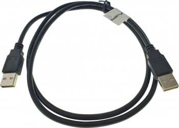 Cablu USB 2.0 tata la USB2.0 tata Lanberg lungime 100 cm negru 