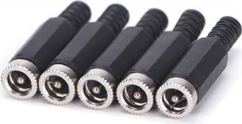Set 5 Conector alimentare mama 5.5x2.1 pe fir 12V DC Active 