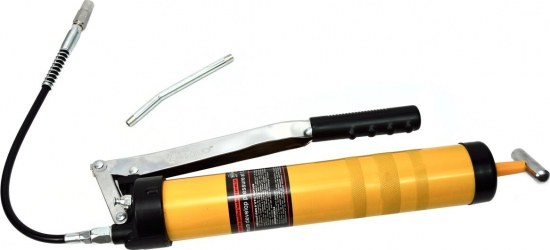 Pistol manual de gresat vaselina 900ml culoare galbena GEKO G01149 
