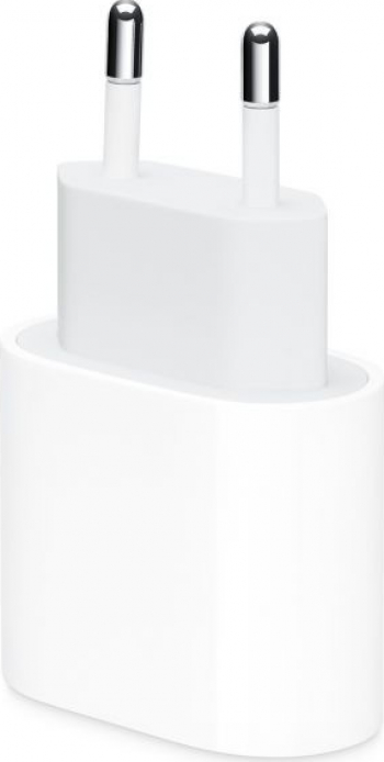 Adaptor Apple pentru iPhone 12 Pro Max iPhone 12 Pro iPhone 12 iPhone 12 Mini fast charge + cablu USB-C - Lightning 1 m 20 W Alb BBL2020 