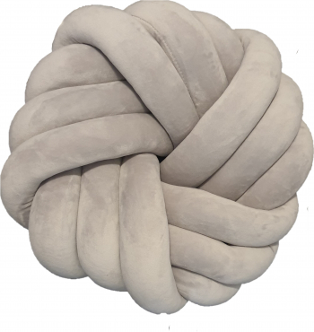 Perna decorativa BathVision Flower 35 cm Gri deschis 