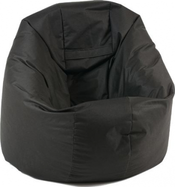 Fotoliu Beanbag Relaxo XL - Teteron Black pretabil si la exterior umplut cu perle polistiren 