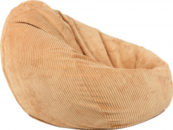 Fotoliu Mare Nirvana Gigant - Honey Gama Diamond umplut cu perle polistiren beanbag para marca Pufrelax Fabricat in Romania