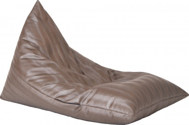 Fotoliu Mediu Kudos - Brown Glimmer GAMA PREMIUM PU umplut cu perle polistiren fotoliu sac marca Pufrelax Fabricat in Romania