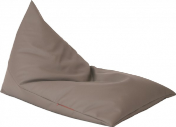 Fotoliu Mediu Kudos - Grey GAMA PREMIUM PU umplut cu perle polistiren fotoliu sac marca Pufrelax Fabricat in Romania